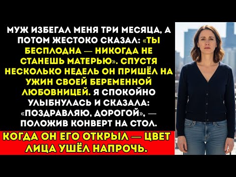 Видео: Мой муж назвал меня бесплодной — тогда я оставила конверт на роскошном ужине, который разрушил