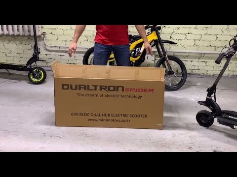 Видео: Электросамокат Dualtron Spider 2019!!! (новинка от Minimotors, распаковка и обзор)