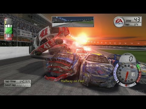 Видео: Геймплей NASCAR Thunder 2003 для PS2 у форматі HD (PCSX2)