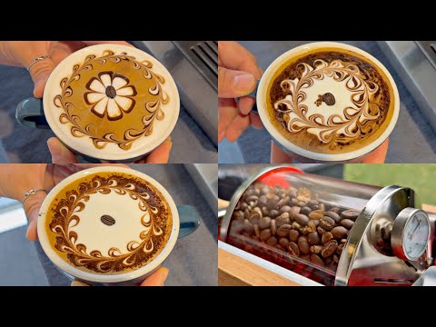 Видео: 🌼 Латте-арт дома_ 🖍 Суперлегкий латте-арт с использованием эскизного пера👩🏻‍🎨