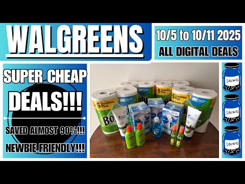 Видео: Акция Walgreens с 5 октября 2025 года по 11 октября 2025 года — скидка почти 90%!!! — все предлож...