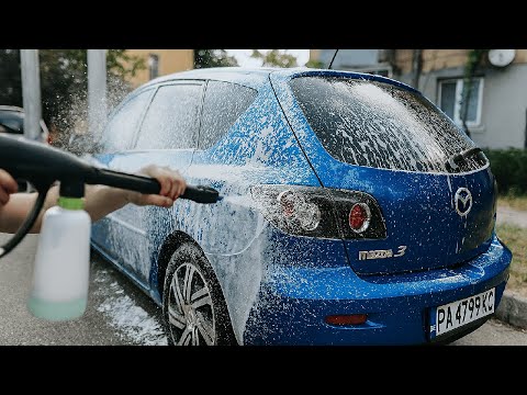 Видео: ИЗМИХ ТАЗИ MAZDA 3 С ПЯНА И РЕЗУЛТАТЪТ Е БРУТАЛЕН! 🔥💦 #detailinga #pov