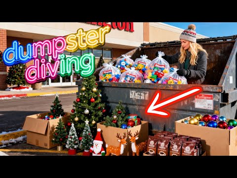 Видео: Рытьё мусорных контейнеров в крупных розничных магазинах! Вы должны это увидеть!