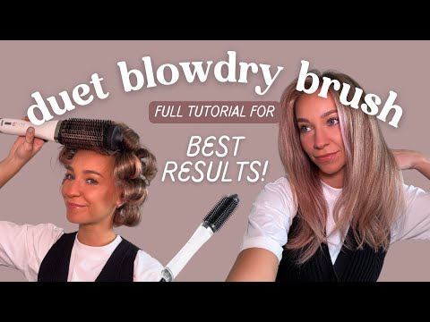 Видео: Расческа для сушки феном ghd Duet | Как идеально высушить корни