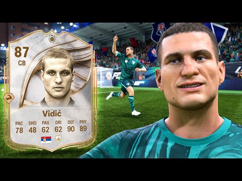 Видео: ЛУЧШИЙ ВЫБОР?! 💪 87 Icon Vidic! Обзор игрока FC 26