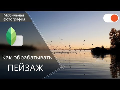 Видео: Как обрабатывать ПЕЙЗАЖ в Snapseed - Уроки мобильной фотографии