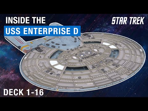 Видео: Внутри USS Enterprise D (палуба 1-16)