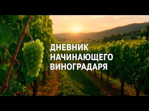 Видео: Первые шаги виноградаря: мой виноградник с нуля.