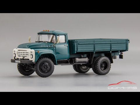 Видео: ЗиЛ-130 Бортовой 1982 || DiP Models || Масштабные модели грузовых автомобилей СССР 1:43