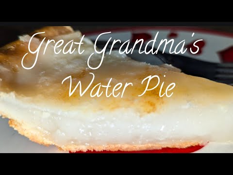 Видео: Водный пирог — десерт времён Великой депрессии