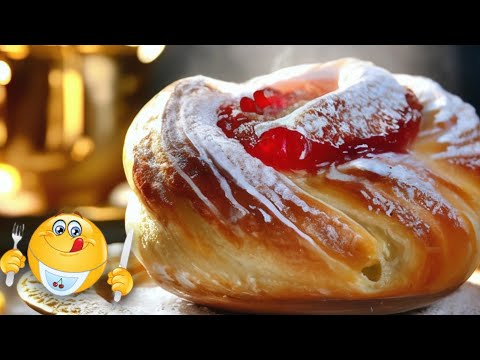 Видео: Пышные и Лёгкие как Пух Булочки С Клубничным Джемом. Аромат и Вкус Детства!!!