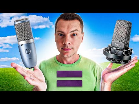 Видео: Микрофоны AKG собираются на TAKSTAR ?!! Тест Perception 220 с капсюлем TAK45!