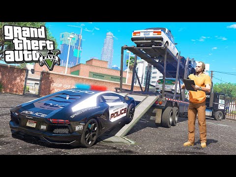 Видео: Перевозим ЭКЗОТИЧЕСКИЕ ПОЛИЦЕЙСКИЕ МАШИНЫ! - GTA 5 Реальная Жизнь (Моды ГТА 5)