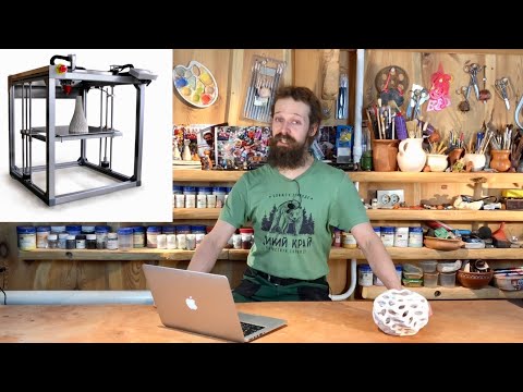 Видео: 🍯 3D ПРИНТЕР: Можно ли печатать Глиной и зачем? Интервью StoneFlower Часть 1 Волшебство керамики