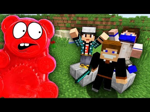 Видео: ЖЕЛЕЙНЫЙ МЕДВЕДЬ ВАЛЕРА ПРЕВРАТИЛСЯ В МАЙНКРАФТЕРА