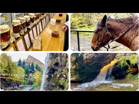Видео: КИСЛОВОДСК - КЧР. МЕДОВЫЕ ВОДОПАДЫ. ГОРА КОЛЬЦО. ЧАЙНЫЙ ДОМИК 