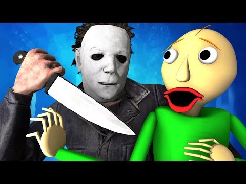 Видео: Балди vs Майкл Майерс (Хэллоуин Хоррор 3D Анимация)
