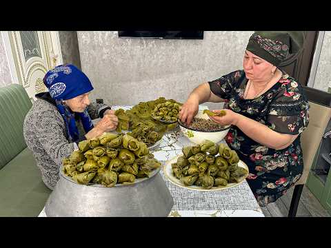 Видео: Долма - говядина, фаршированная виноградными листьями | Бабушкина кухня