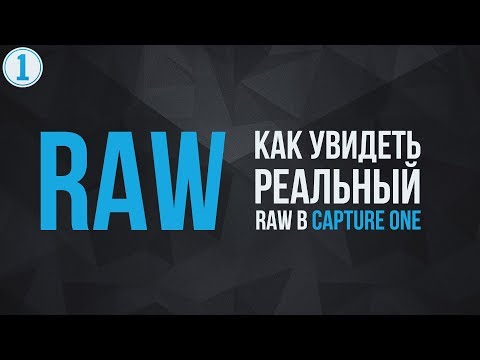 Видео: Как увидеть реальный RAW в Capture One | Уроки Capture One #5 | Фото Лифт