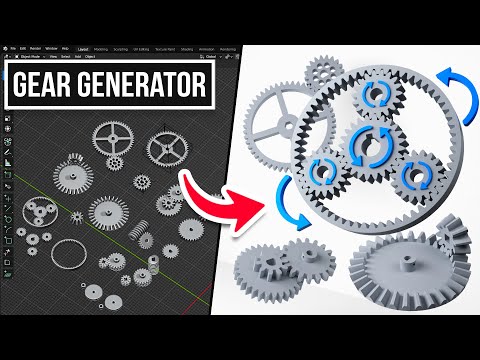 Видео: Изменение игры в Blender: Precision Gears