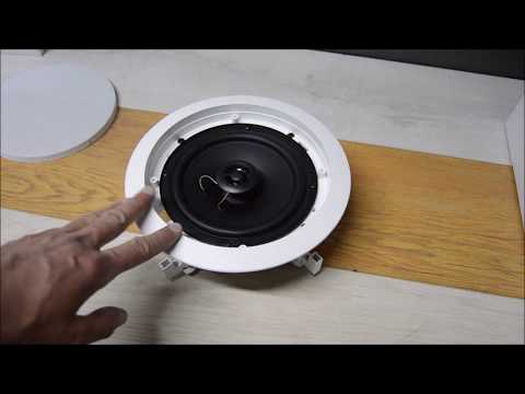 Видео: Потолочная акустика (врезные динамики). Как это устроено