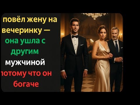 Видео: Я повёл жену на вечеринку — она ушла с другим мужчиной, потому что он богаче