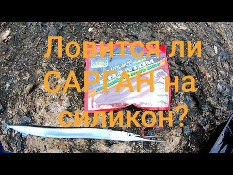 Видео: Ловится ли САРГАН на силикон ?