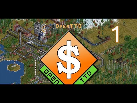 Видео: Прохождение Open TTD - #1 Первая линия