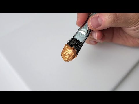 Видео: Как рисовать золотой лес / акриловые картины