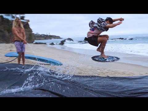 Видео: ЛУЧШИЙ СКИМБОРДЕР В МИРЕ ПРОБУЕТ ЧТО-ТО НОВОЕ @SkidKids