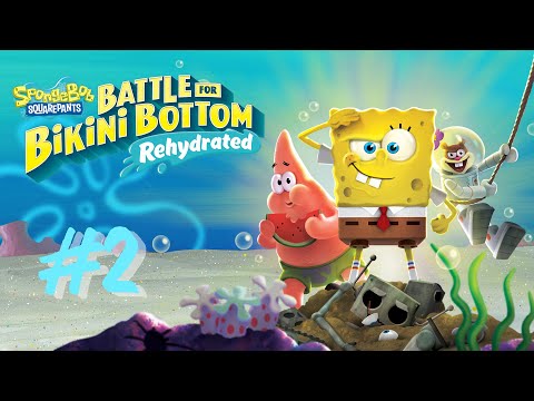 Видео: Spongebob Squarepants Battle For Bikini Bottom Rehydrated {Серия 2} Озера Медуз