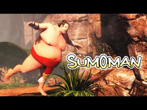 Видео: Sumoman БЕГИ ТОЛСТЯК, БЕГИ! Весёлая игра ПРО СУМОИСТА от Мобика