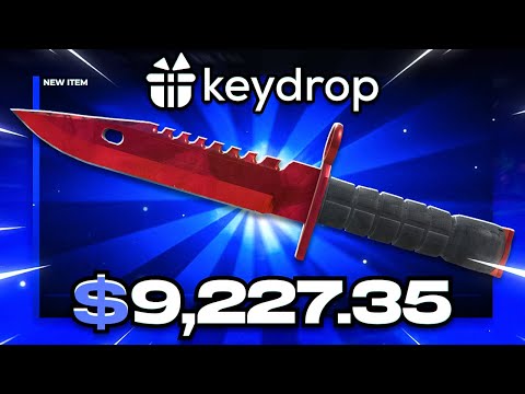 Видео: KEYDROP $9,227 штык-нож M9! - промокод KEYDROP