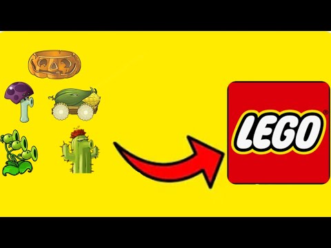 Видео: растения против зомби лего самоделки lego plants vs Zombies