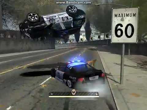 Видео: Nfs mw 2005 все погони на полицейских машинах в моде EFM