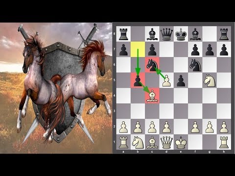 Видео: Защита двух коней. Защита против любимой ловушки начинающих! Часть 1.Вариант 5...b5