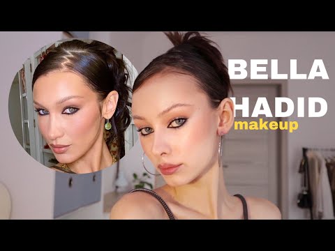 Видео: makeup BELLA HADID | макіяж з чорним олівцем