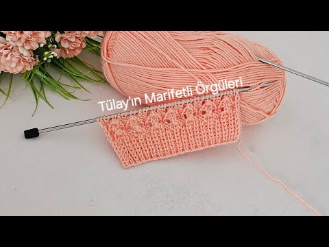 Видео: Простая схема вязания спицами на двух спицах 🧶 Узоры для вязания жилета, шали, свитера