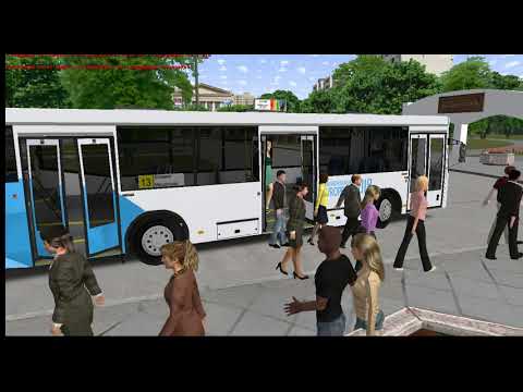 Видео: Omsi 2 Омнинск Нефаз 5299-20-33 и обратный рейс маршрут 5