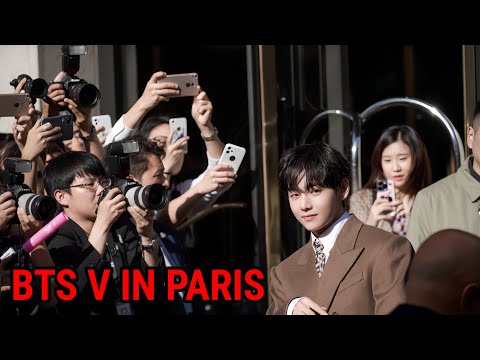 Видео: Путешествие TAEHYUNG от отеля до подиума на Celine Paris Fashion Week 2025