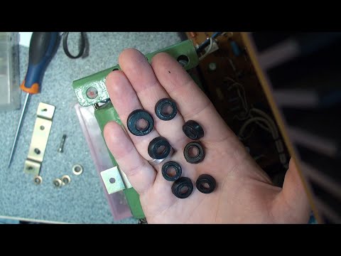 Видео: Корвет 100 УМ-048С усилитель мощности, устранение резонанса корпуса от трансформатора.