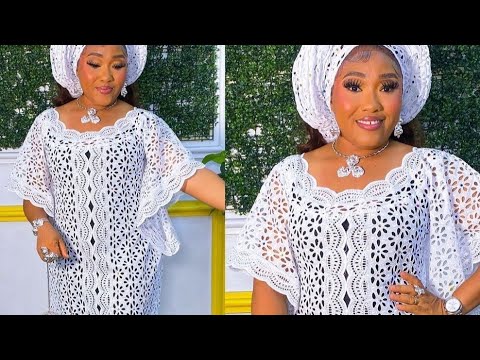 Видео: Как кроить и шить кафтан бубу с круглым кружевным краем