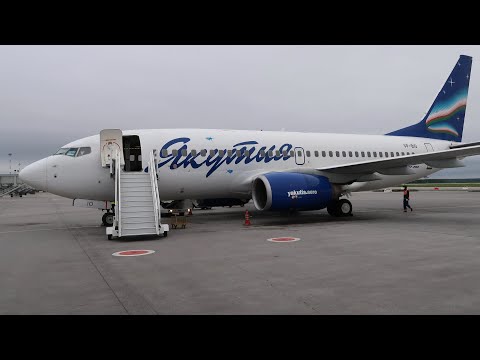 Видео: Boeing 737-700 а/к Якутия | Якутск - Екатеринбург