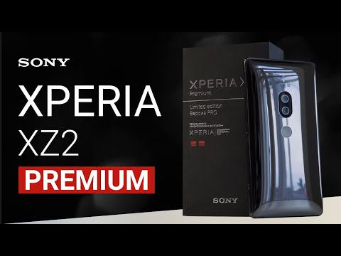 Видео: Распаковка Sony Xperia XZ2 Premium Limited Edition и примеры фото с камеры