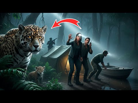 Видео: Ночью к их палатке пришёл Ягуар... но не один