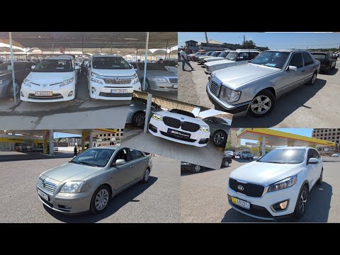Видео: Мошинбозори Хуҷанд🇹🇯 Toyota verso Opel zafira Mercedes Kia Hyundai Sanata BMW F10 Toyota vellfire 