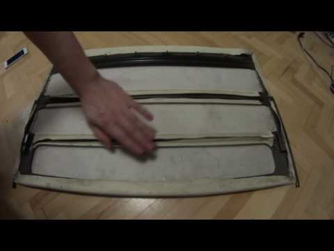 Видео: e30 street legal - s16 перетяжка потолка в алькантару