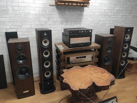Видео: Focal Aria 936 vs Onkyo d-1000 помогает Technics A3/A4