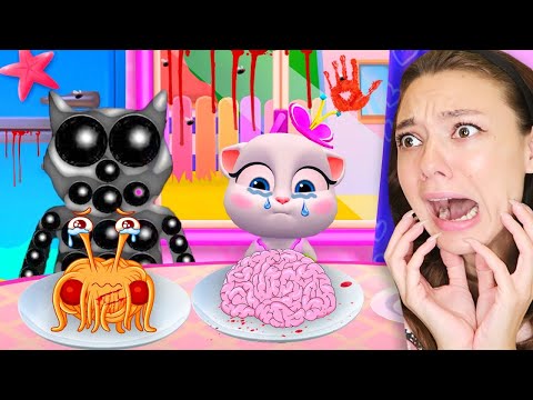 Видео: Злой ПОП ИТ КОТ и АНДЖЕЛА пошли на СВИДАНИЕ! КАК ОНА МОГЛА СОГЛАСИТЬСЯ? ГОВОРЯЩИЕ ДРУЗЬЯ в ШОКЕ
