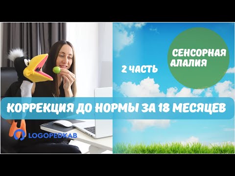 Видео: Коррекционная работа при Сенсорной алалии​.  - Часть 2